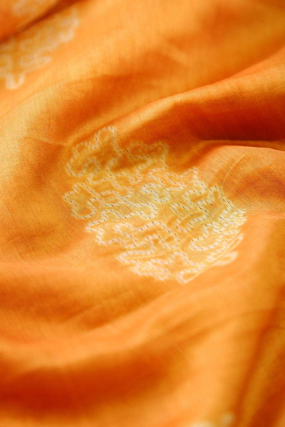 Indigo Blue Pure Silk Cotton Suit Set image number null