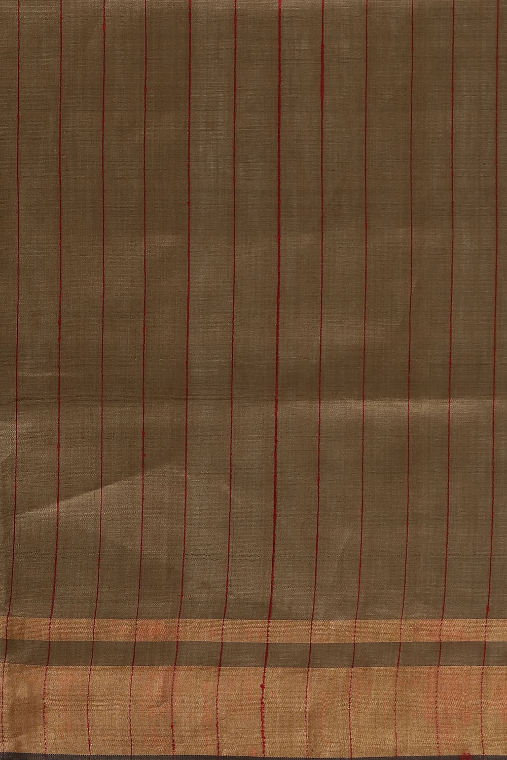 Brown Pure Tussar Silk Bhagalpuri Saree image number null