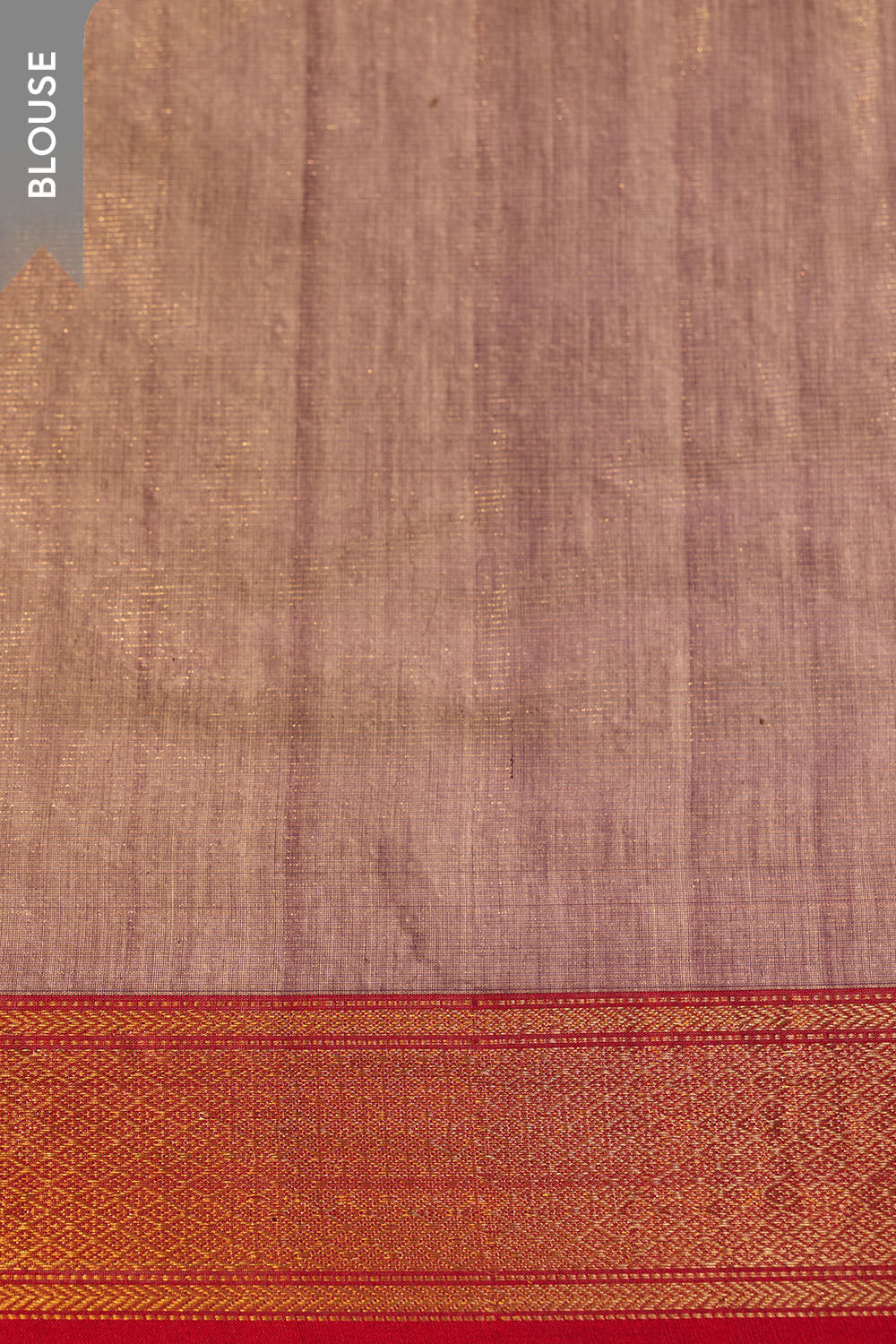 Purple Woven Pure Tissue Cotton Maheshwari Saree image number null