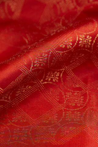 Red Woven Soft Silk Saree thumbnail image number null