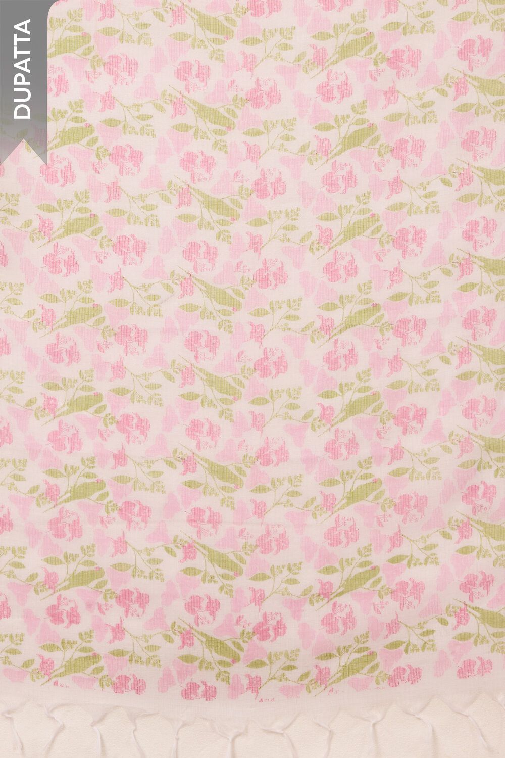 Light Pink Pure Cotton Embroidered Unstitched Suit Set image number null