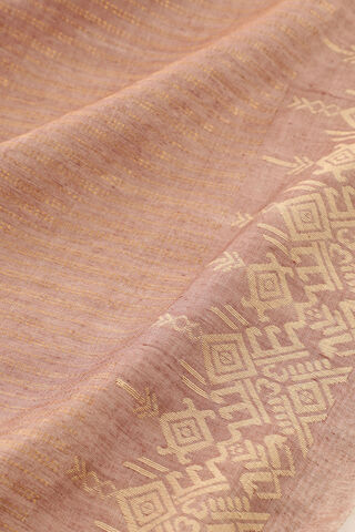 Brown Chattisgarh Pure Tussar Silk Woven Saree thumbnail image number null