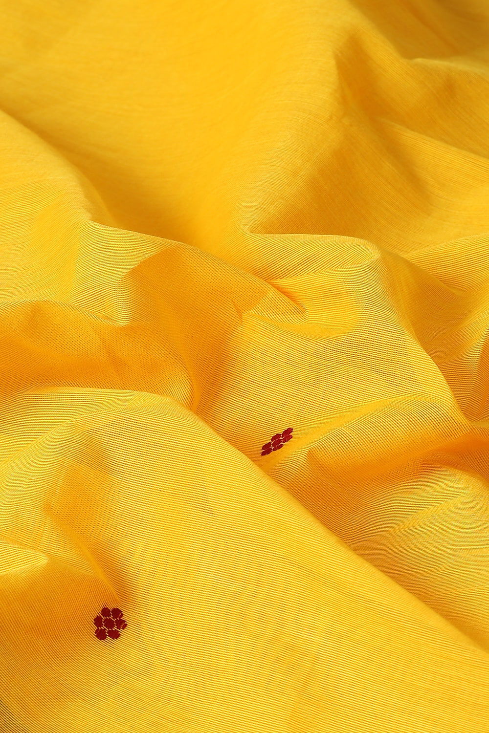 Yellow Pure Cotton South Saree image number null