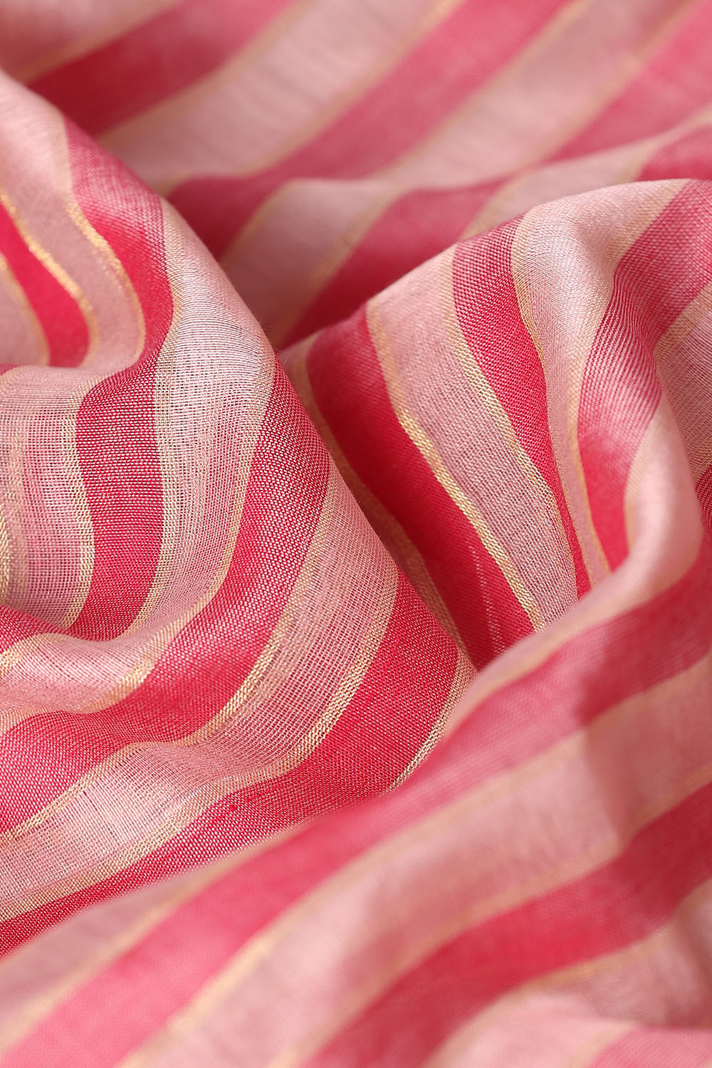 Light Pink Pure Silk Cotton Maheshwar Saree image number null