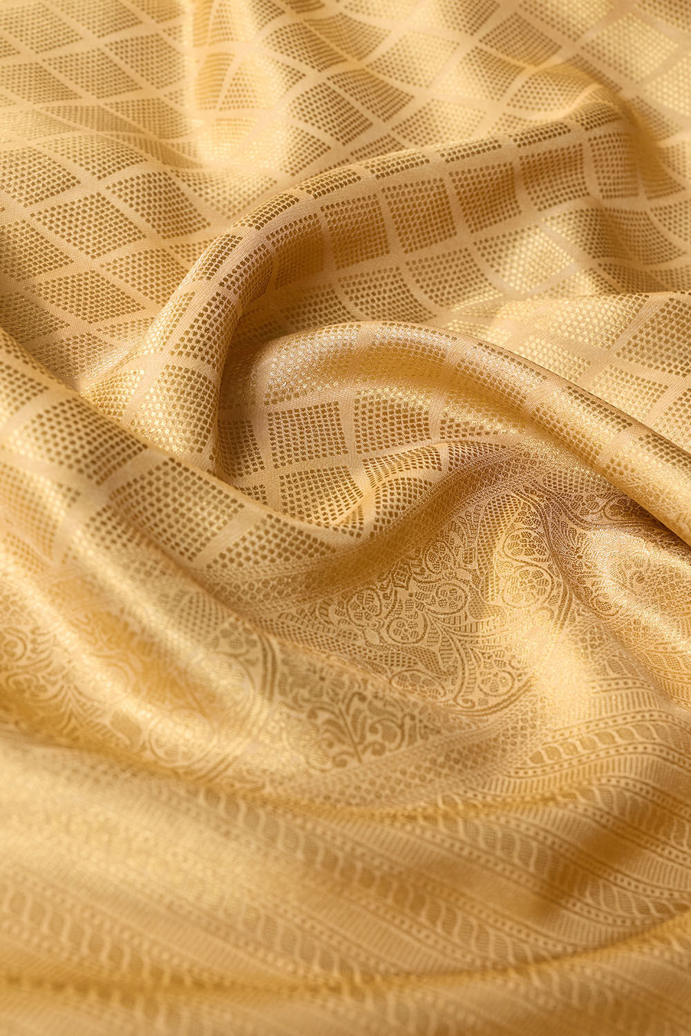 Gold Woven Pure Viscose Saree image number null