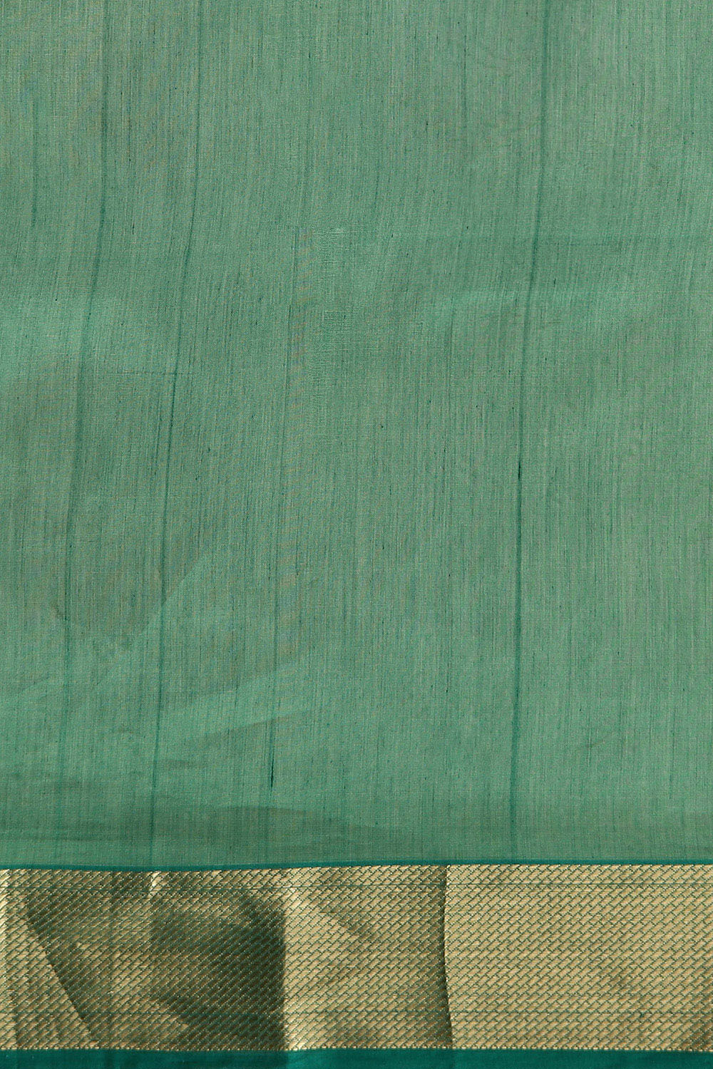Green Pure Silk Cotton Maheswari Saree image number null