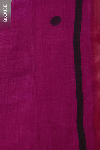 Dark Blue Bengal Pure Silk Hand Painted Embroidered Saree thumbnail image number null