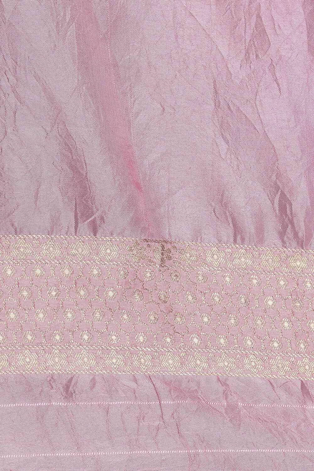 Light Pink Luxe Woven Saree image number null