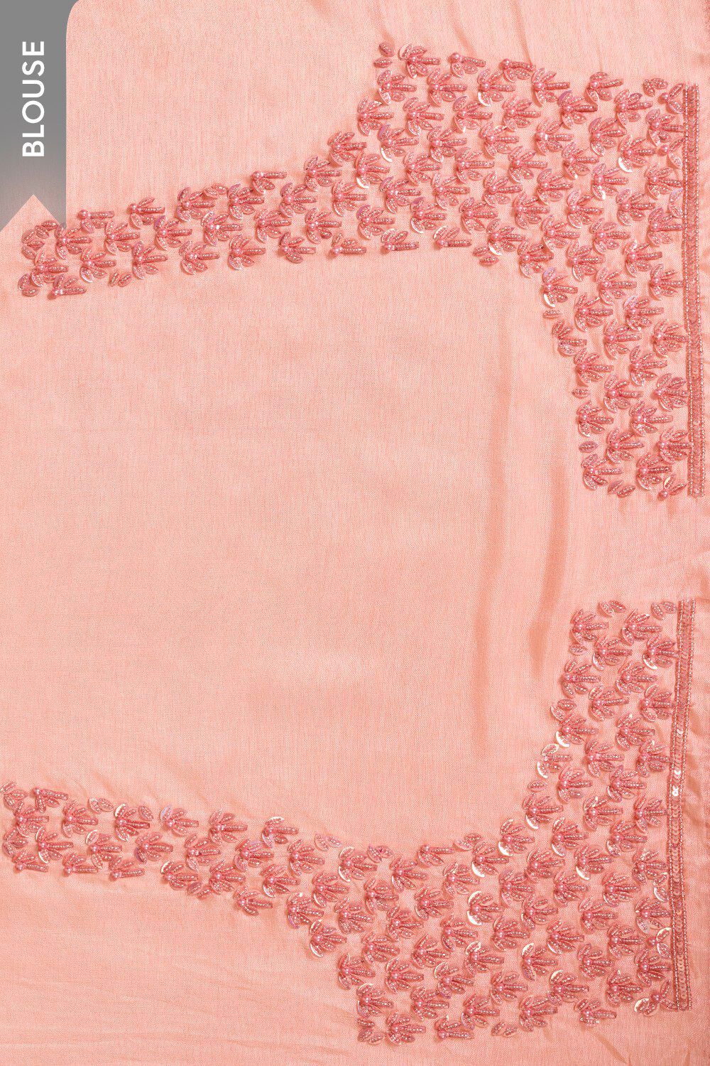 Light Pink Woven Viscose Tissue Saree image number null