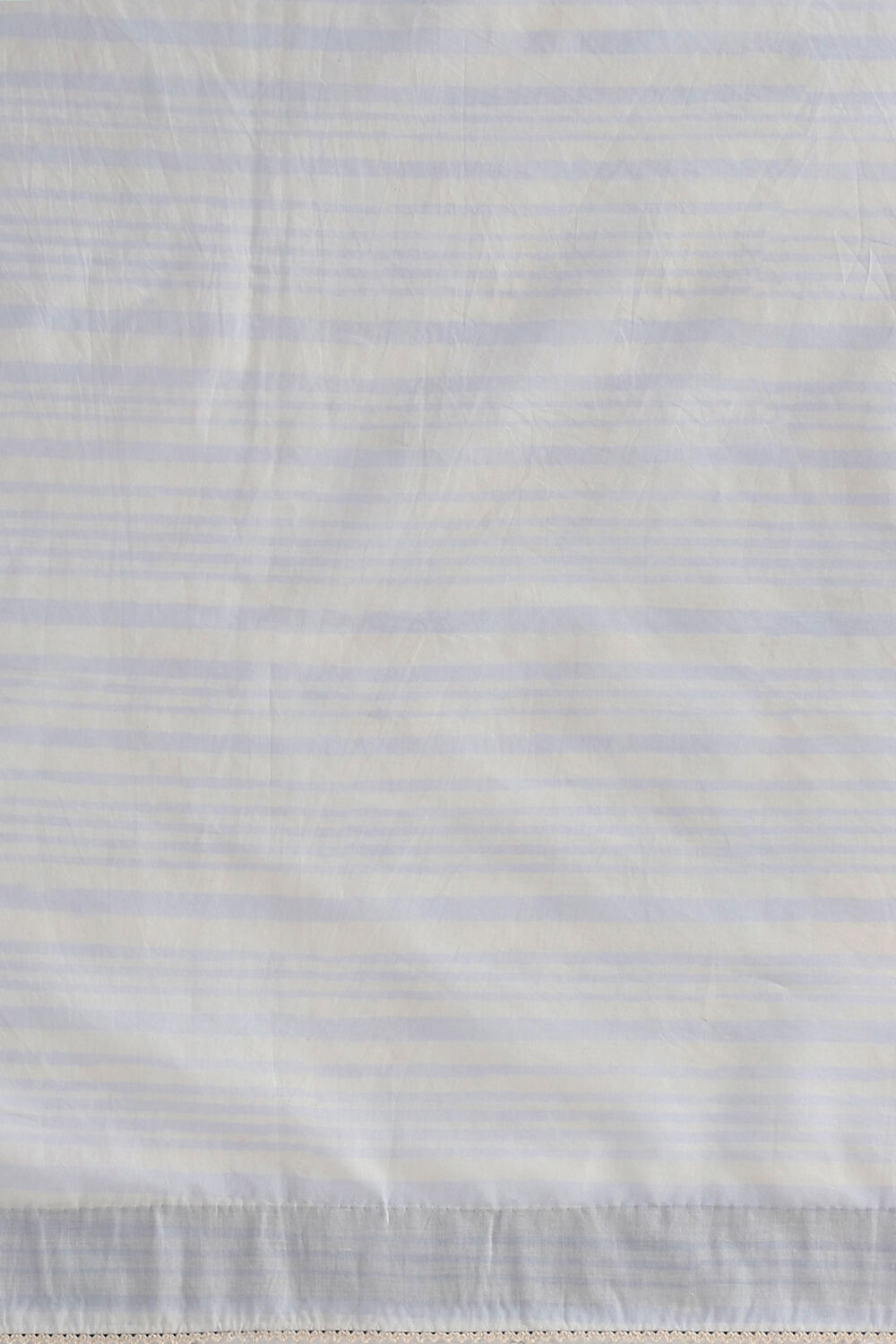 Blue Pure Cotton Hand Printed Saree image number null