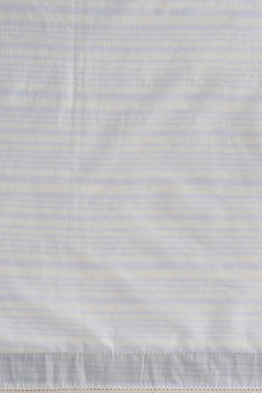 Blue Pure Cotton Hand Printed Saree image number null