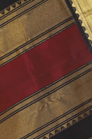 Blue Pure Silk Kanjivaram Saree thumbnail image number null