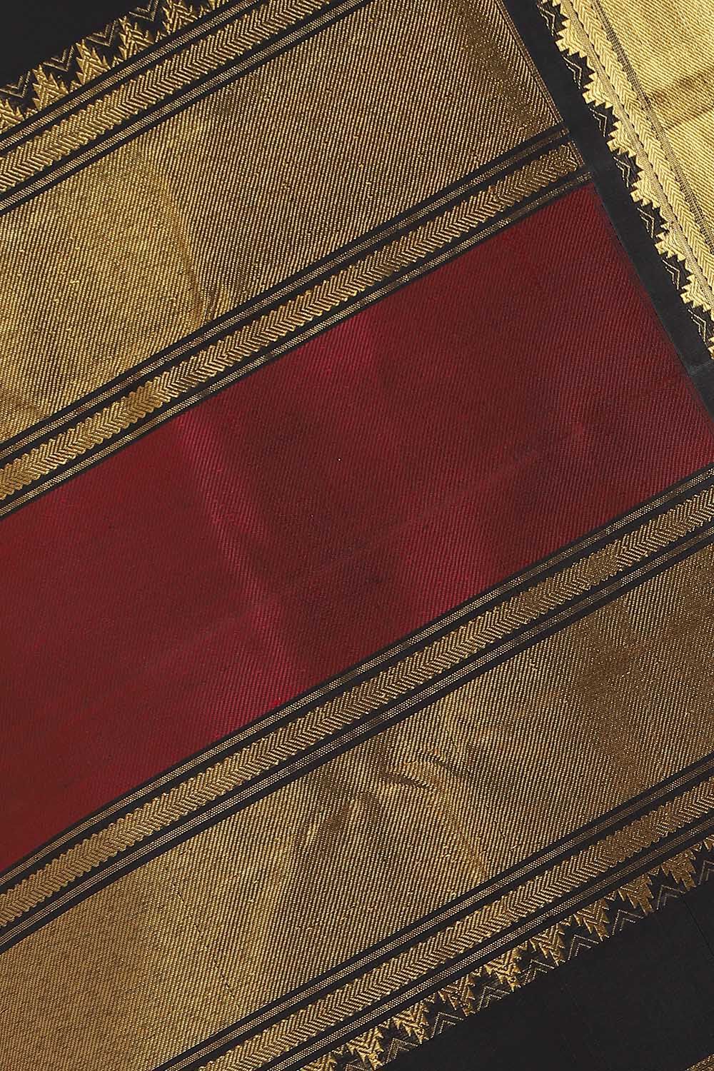 Blue Pure Silk Kanjivaram Saree image number null