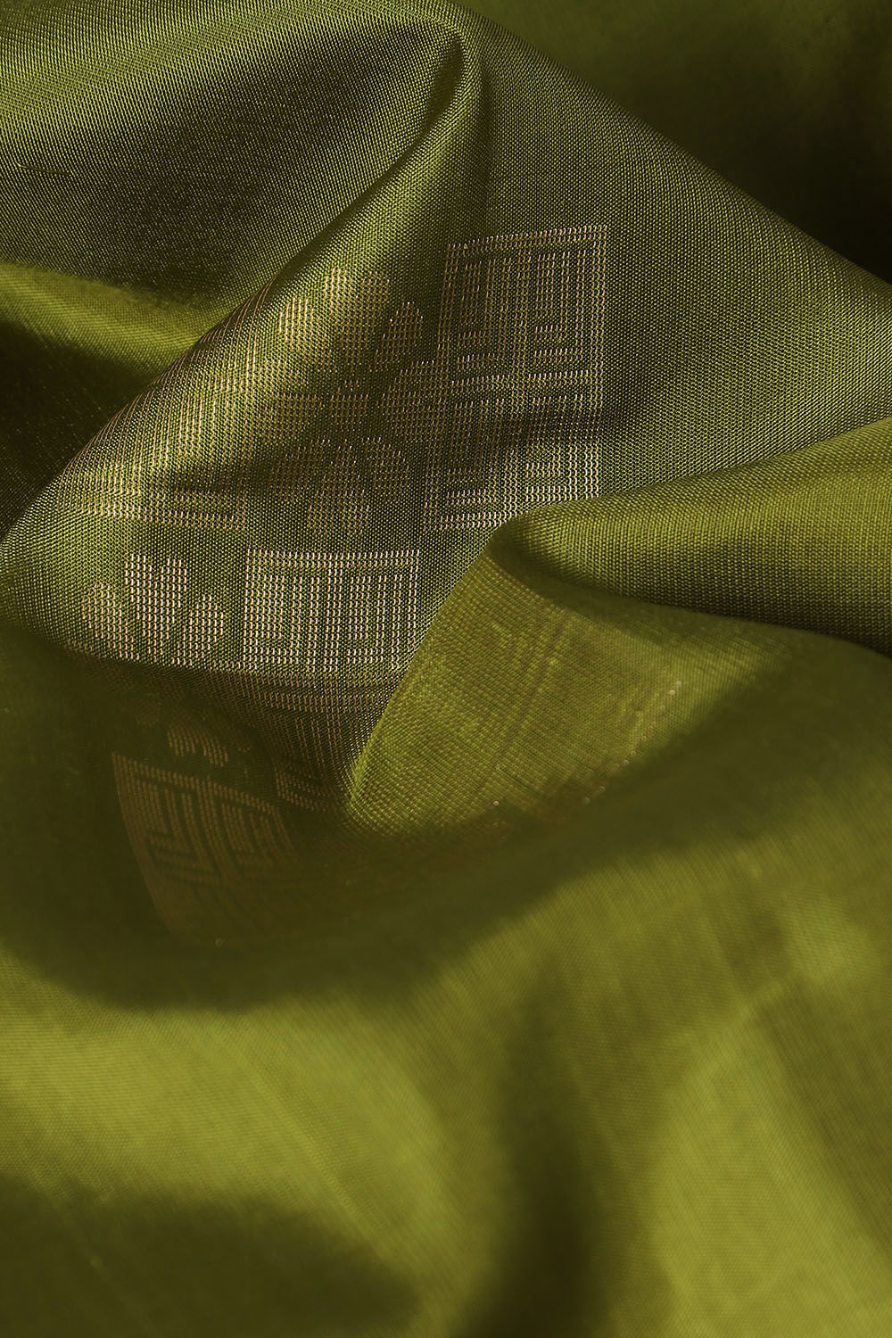 Green Pure Silk South Saree image number null