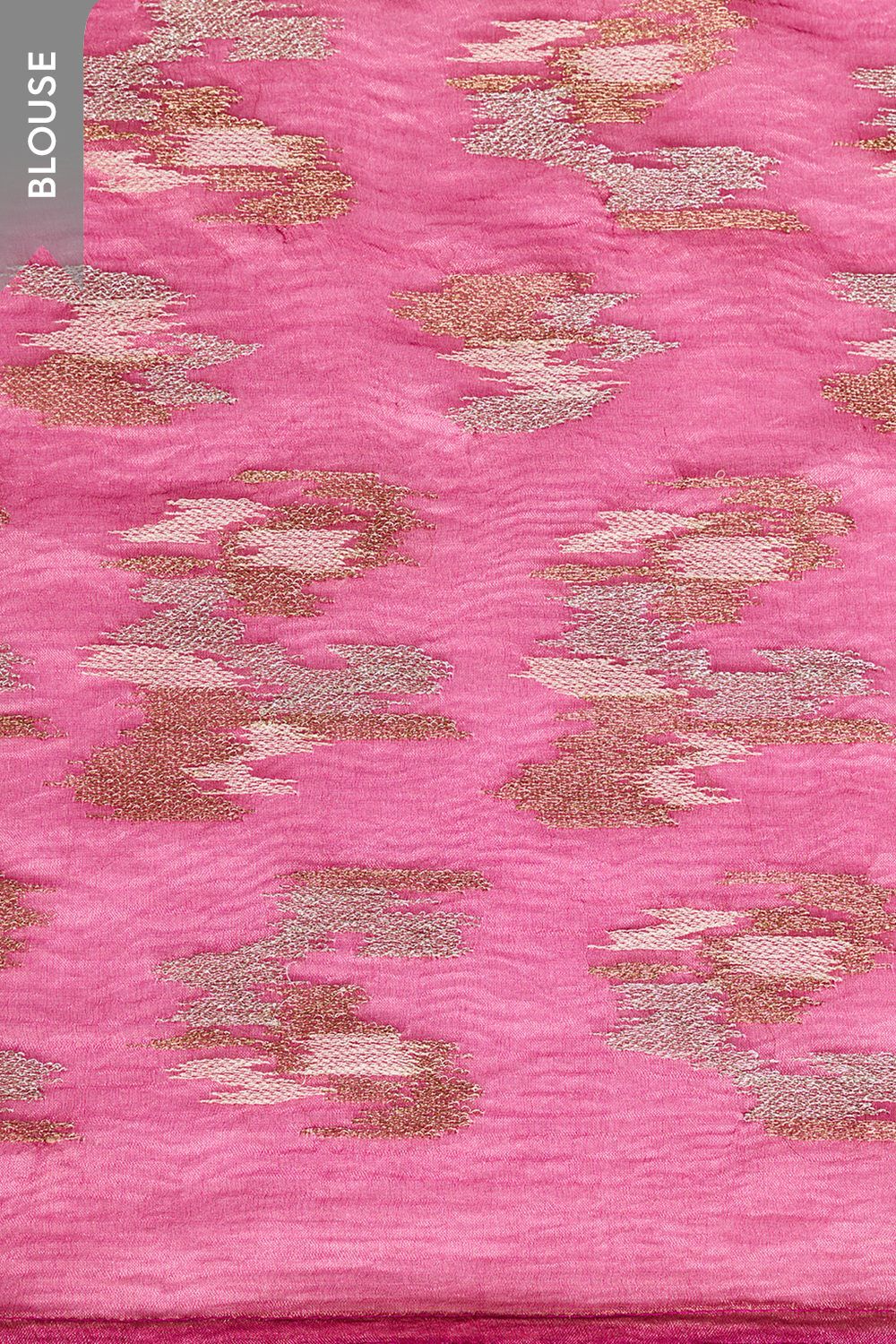 Pink Woven Pure Silk Organza Saree image number null