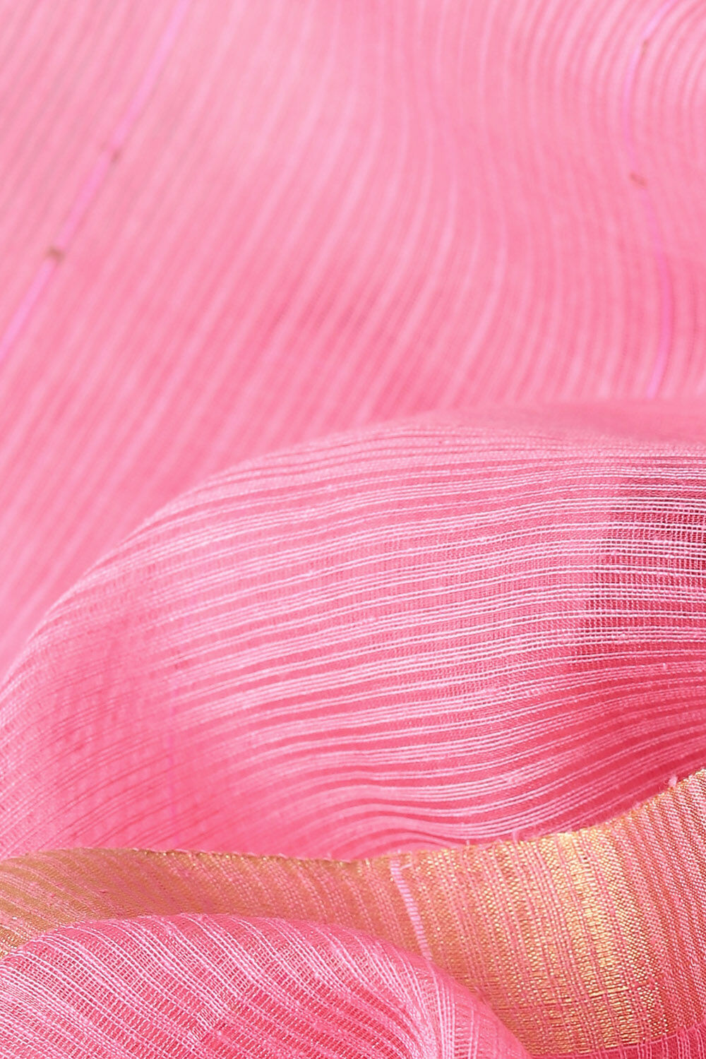 Pink Pure Silk Bengal Saree image number null
