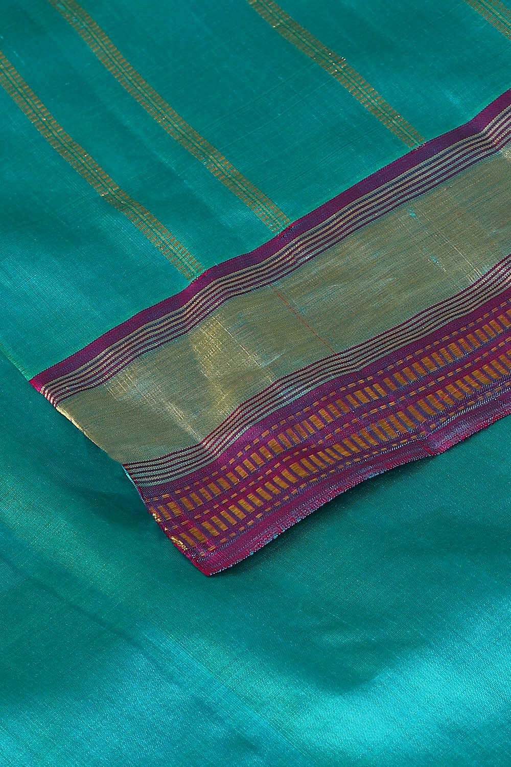 Blue Pure Silk Kanjivaram Saree image number null