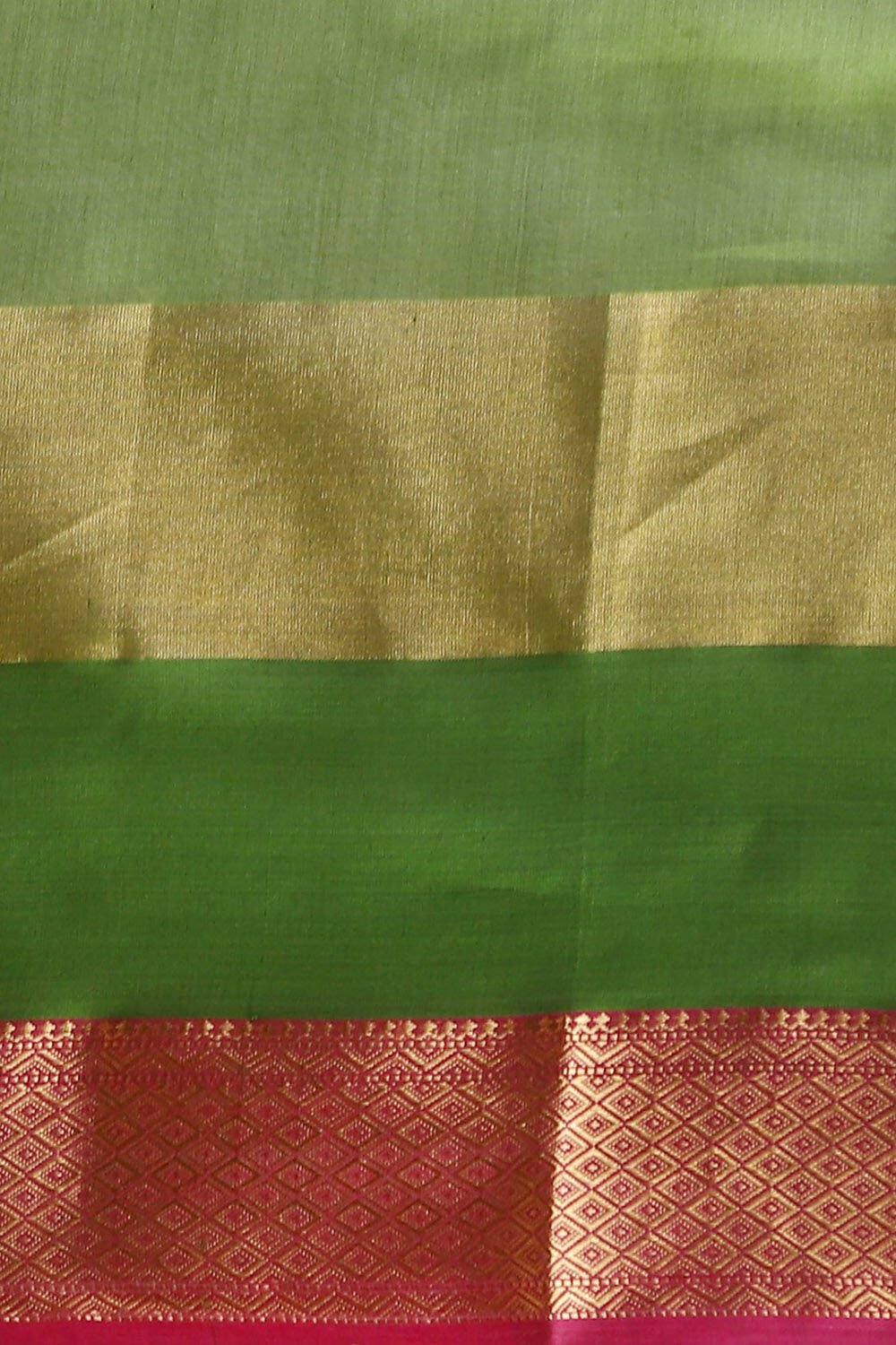Light Green Pure Silk Cotton Maheswari Saree image number null