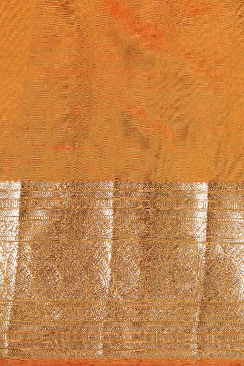 Light Green Pure Silk Kanjivaram Saree image number null