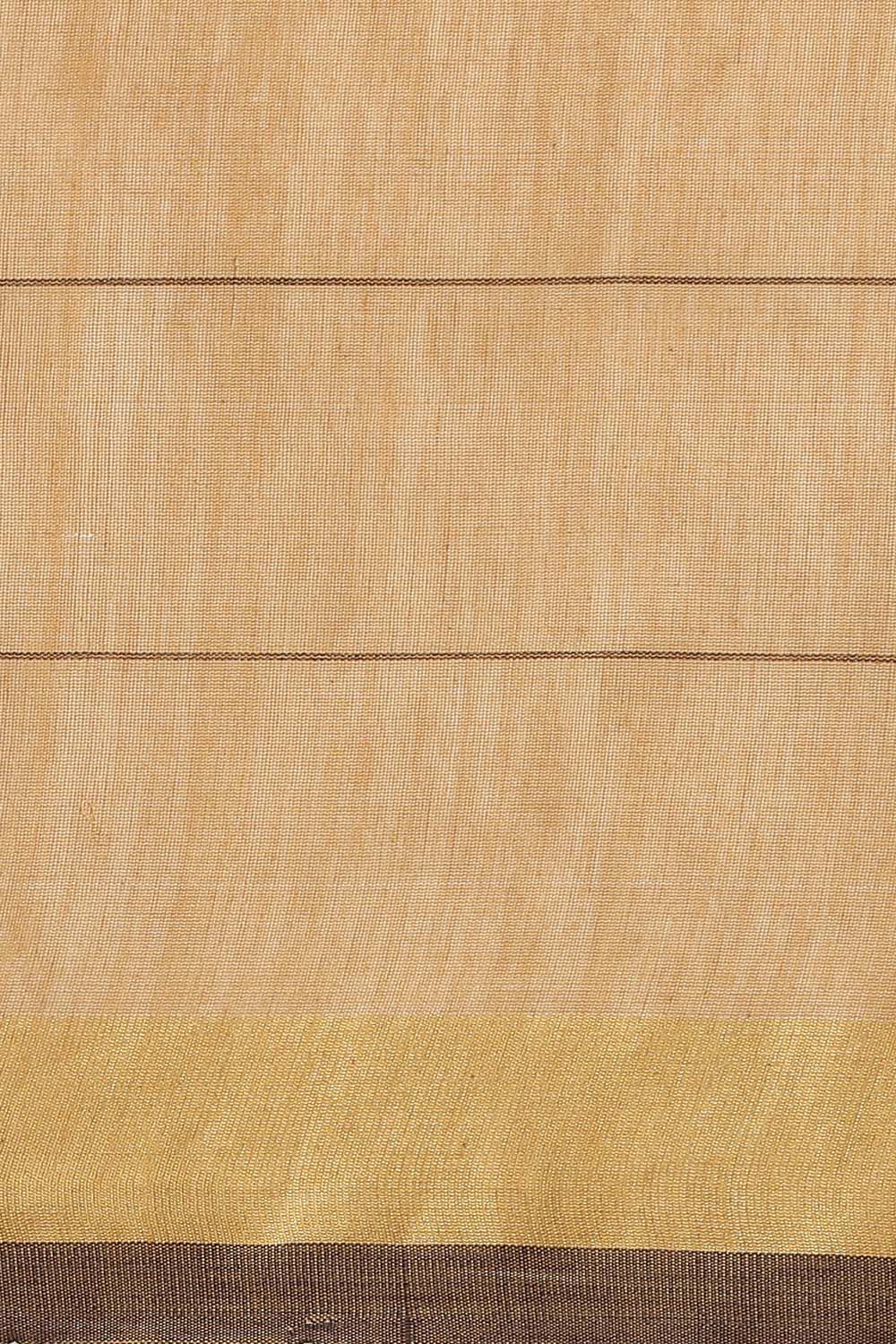 Gold Pure Tussar Silk Bhagalpuri Saree image number null