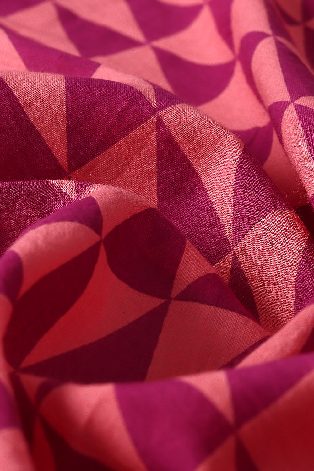 Pink Pure Cotton Printed Saree image number null