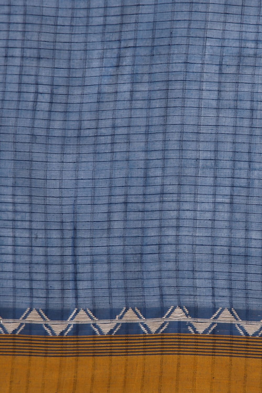Blue Pure Cotton Naranyanpet Saree image number null