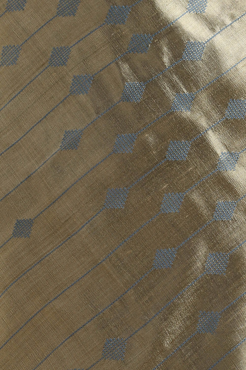 Light Green Pure Tussar Silk Bhagalpuri Saree image number null