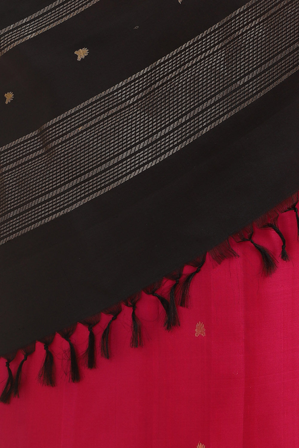 Pink Pure Silk Kanjeevaram Saree image number null