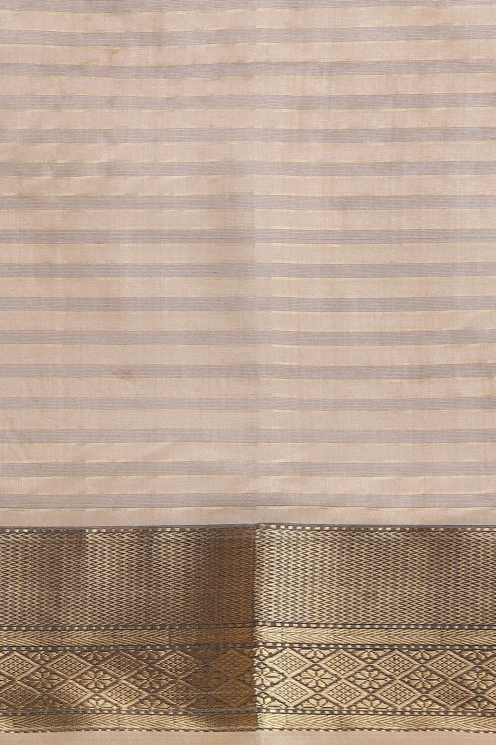 Brown Pure Silk Cotton Maheswari Saree image number null