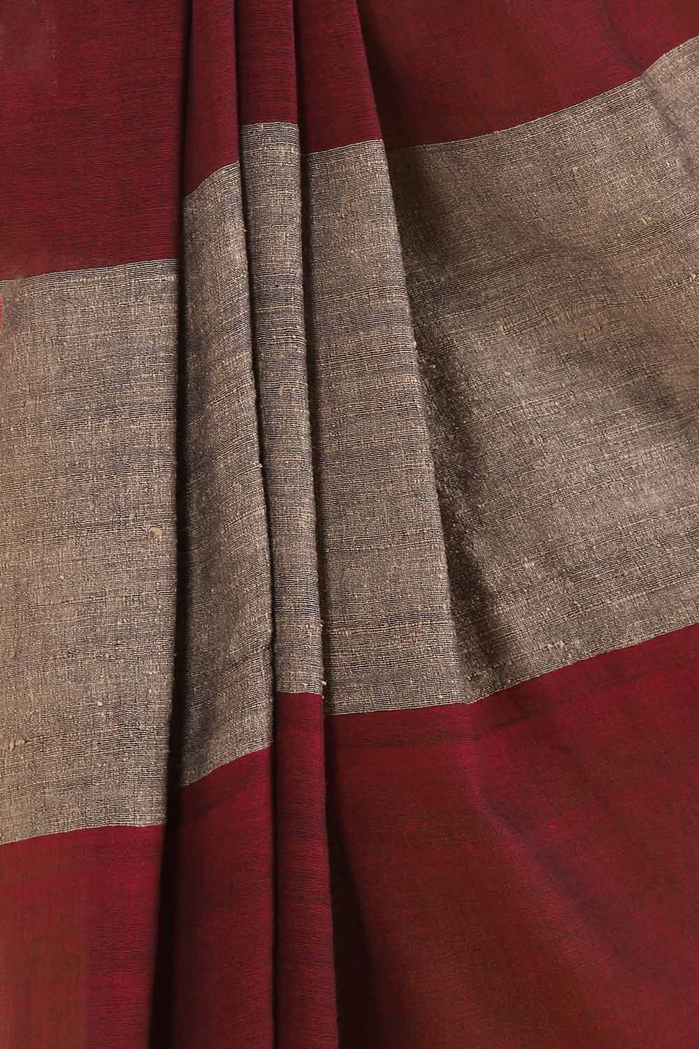 Dark Pure Yellow Cotton Bengal Saree image number null