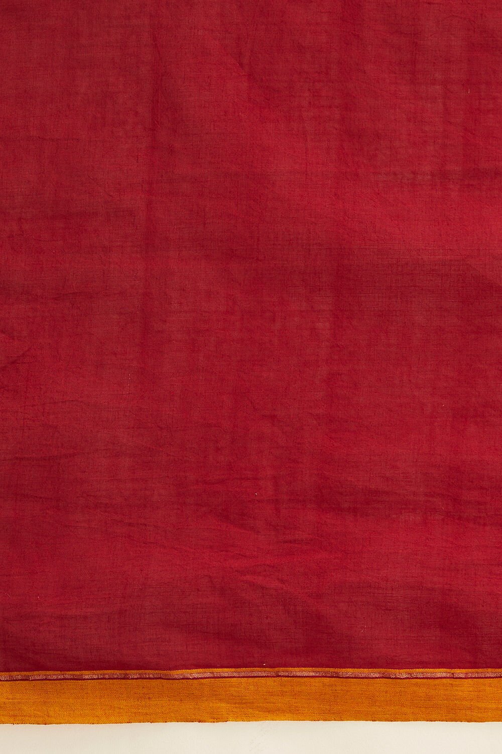 Red Pure Cotton Jamdani Bengali Saree image number null
