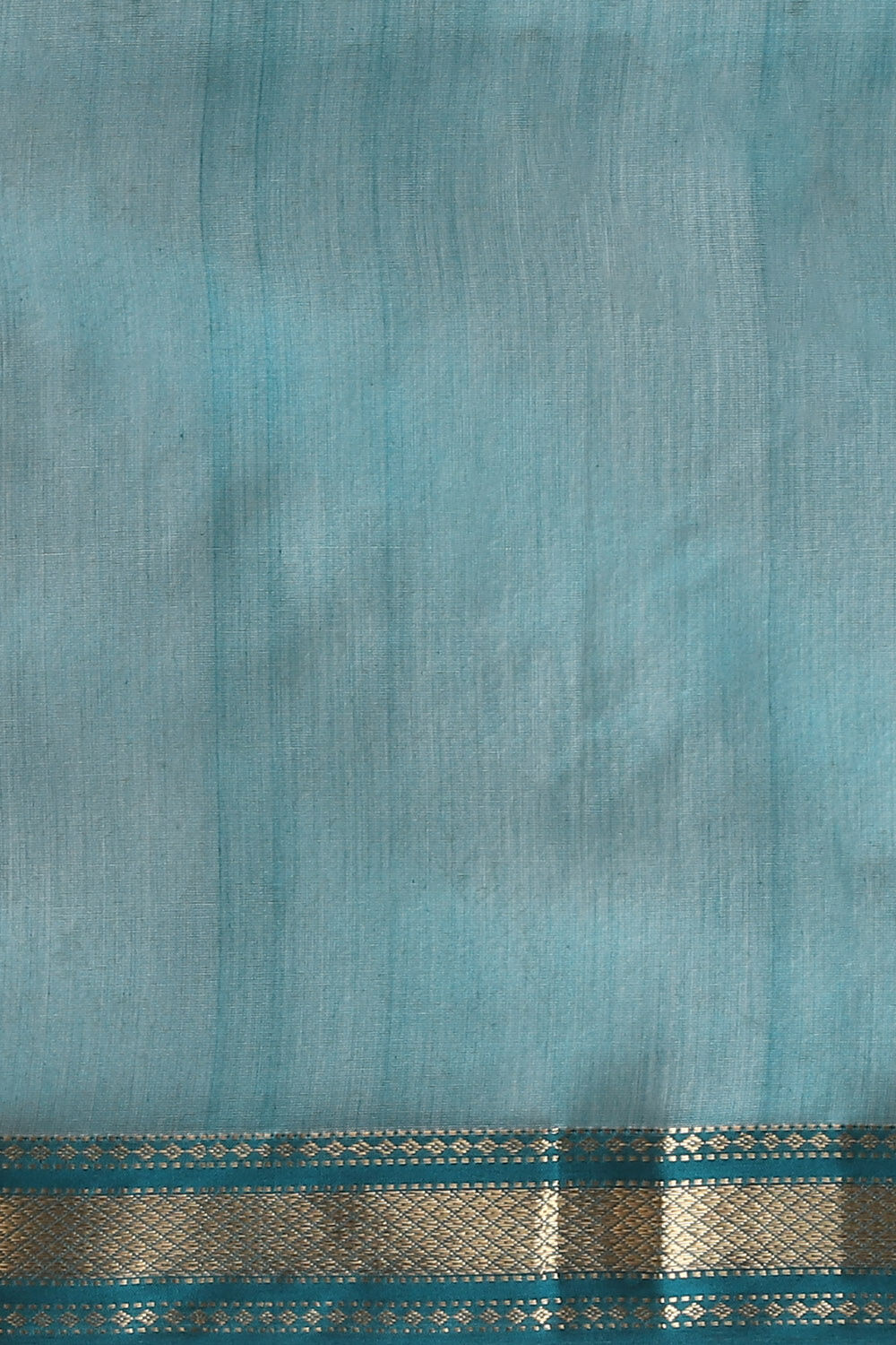 Light Blue Pure Silk Cotton Maheswari Saree image number null