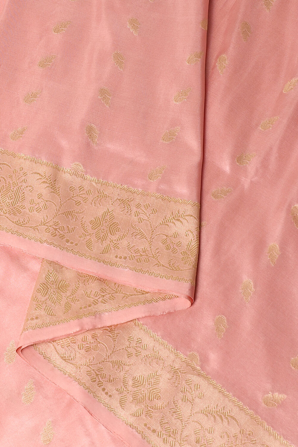 Light Pink Pure Silk Banarasi Saree image number null