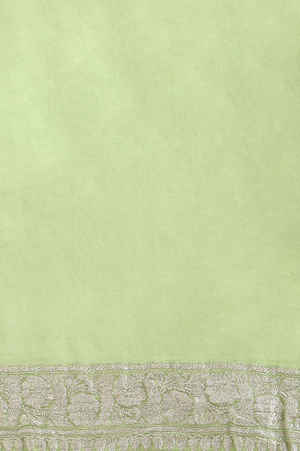 Light Green Pure Georgette Banarasi Saree image number null
