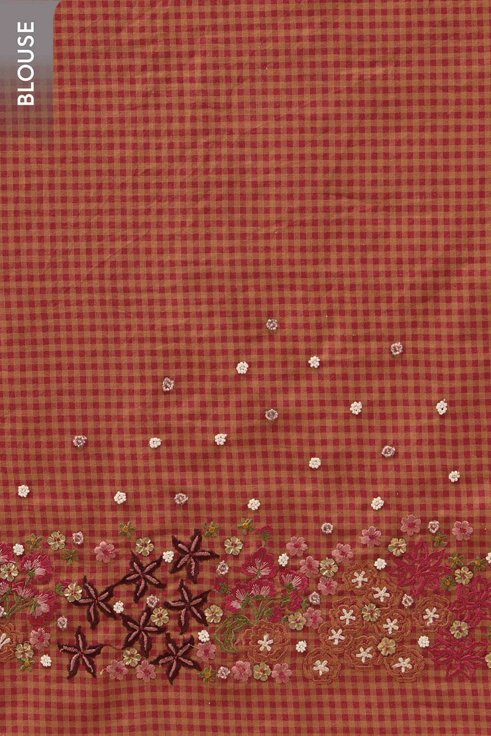 Multi Pure Viscose Embroidered Saree image number null
