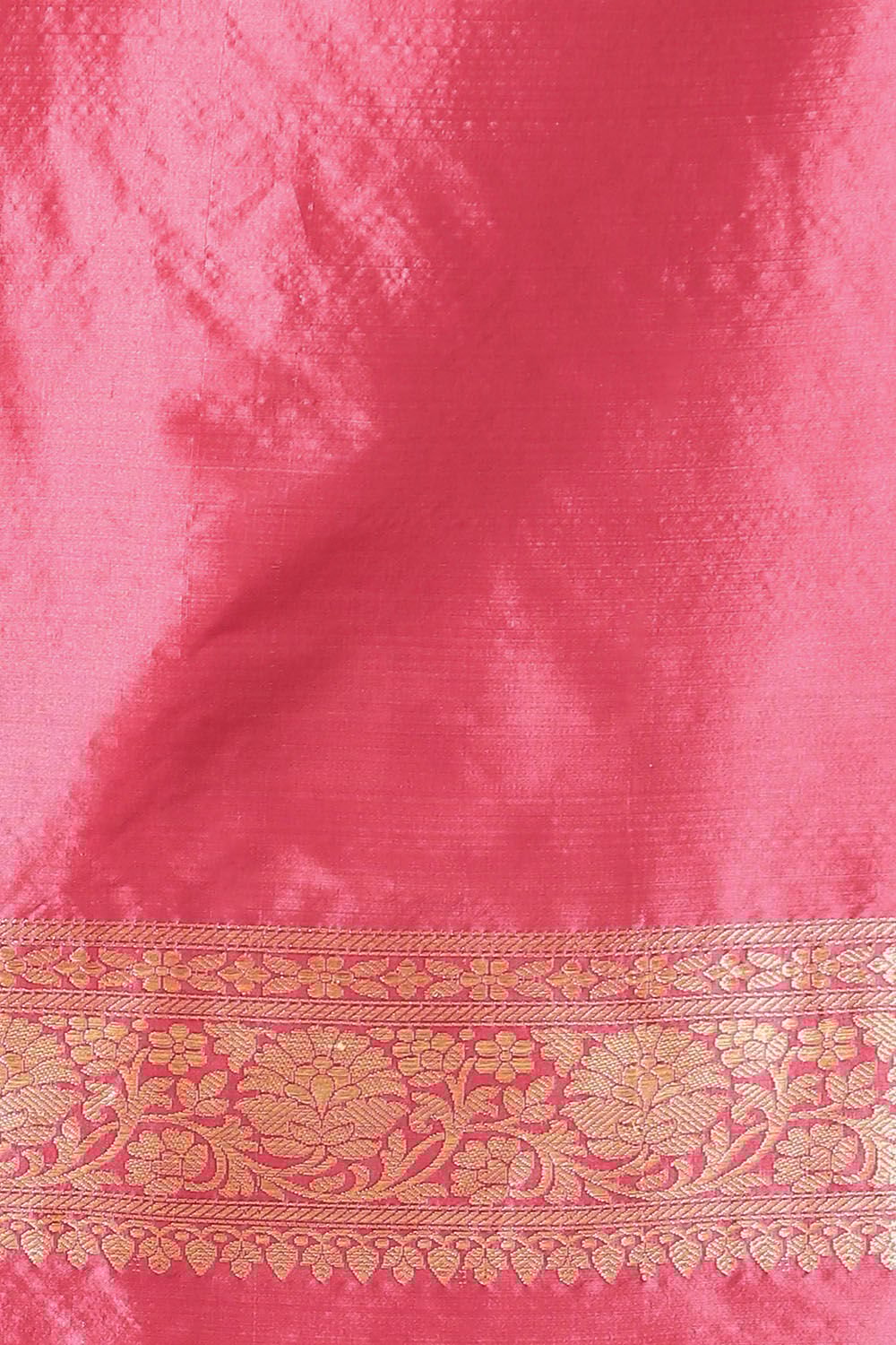 Dark Pink Pure Silk Banarasi Brocade Saree image number null