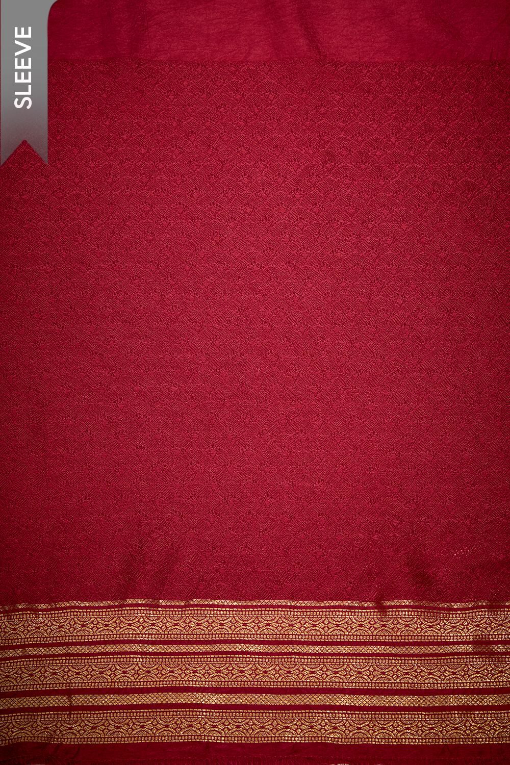 Dark Red Viscose Brocade Unstitched Suit Set image number null