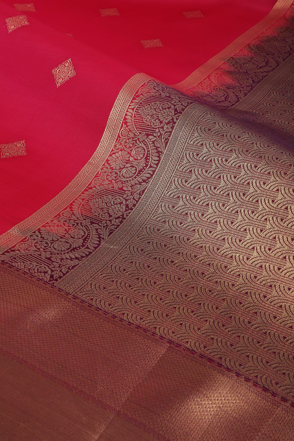 Pink Woven Silk Viscose Saree image number null