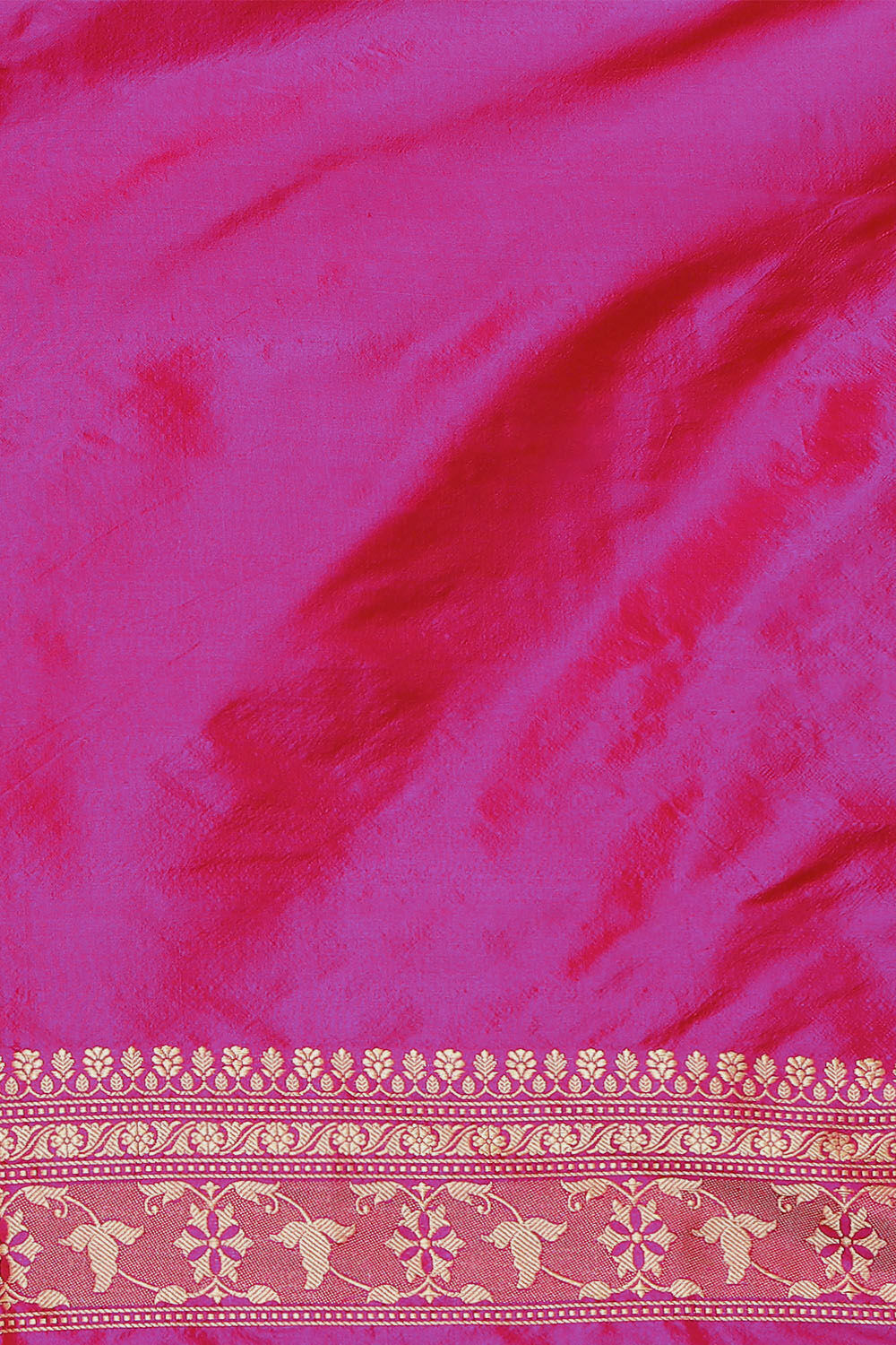 Purple Pure Silk Banarasi Brocade Saree image number null
