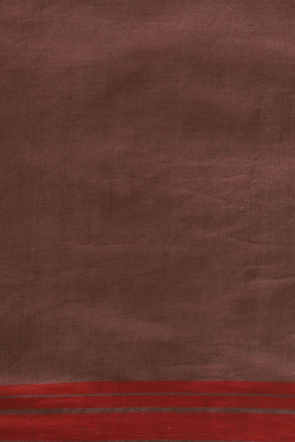 Brown Pure Cotton Jamdani Saree image number null