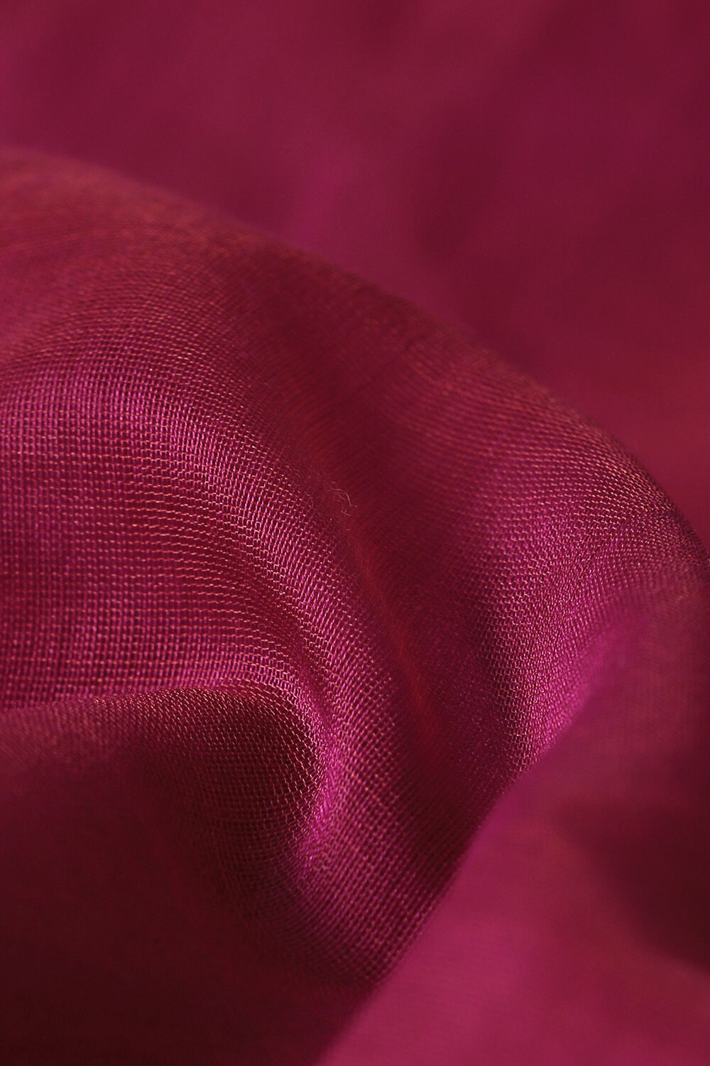 Dark Pink Pure Silk Cotton Maheswari Saree image number null