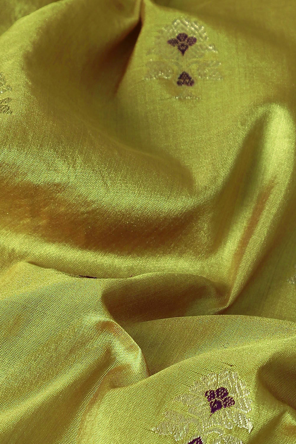Light Green Pure Silk Banarasi Saree image number null