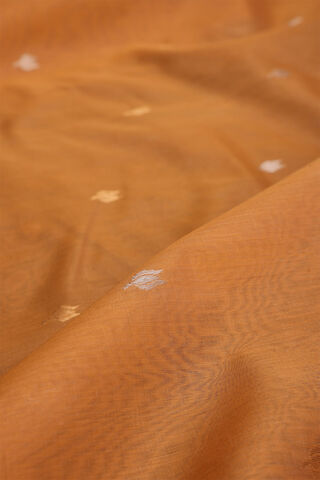 Light Orange Chanderi Silk Cotton Saree thumbnail image number null