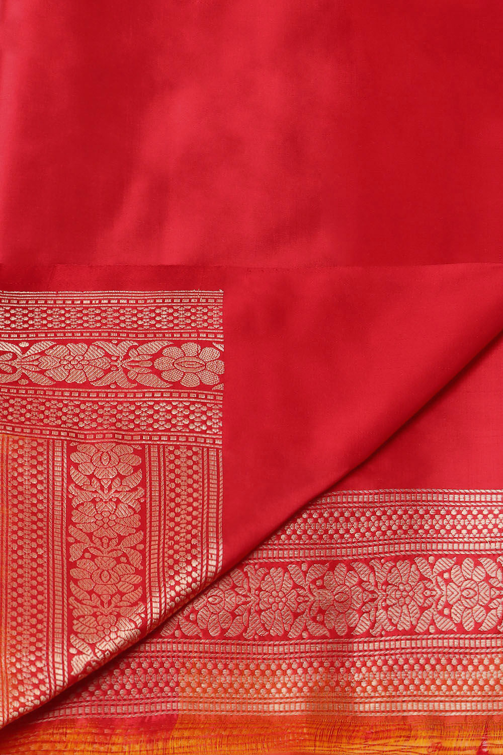 Yellow Pure Silk Banarasi Brocade Saree image number null