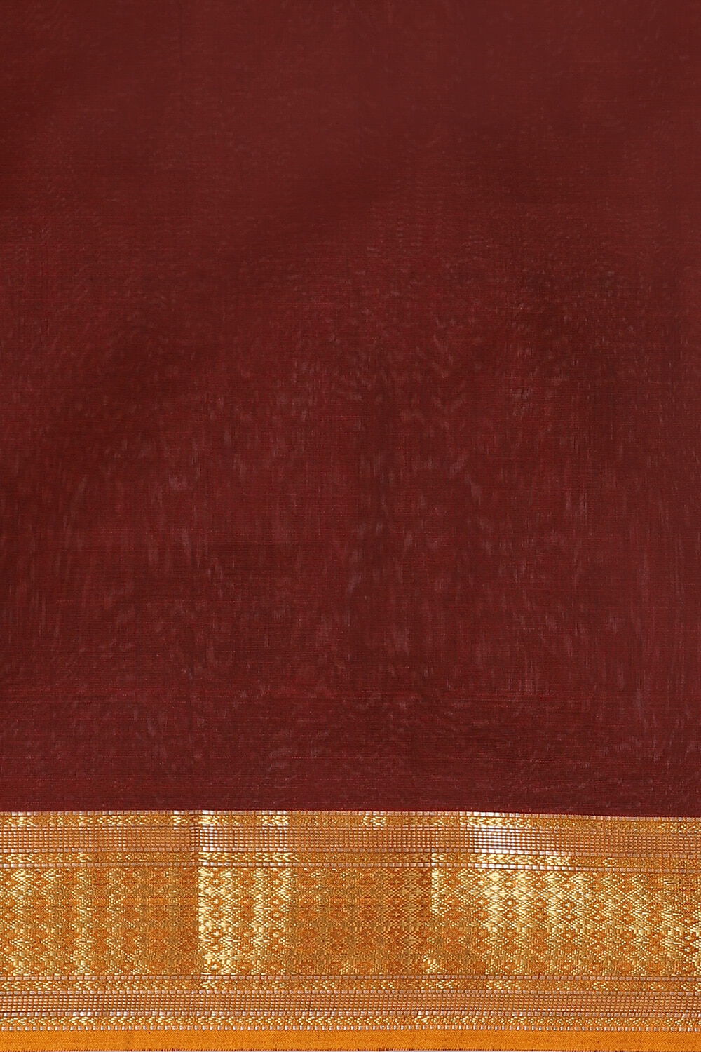 Orange Pure Silk Cotton Maheswari Saree image number null