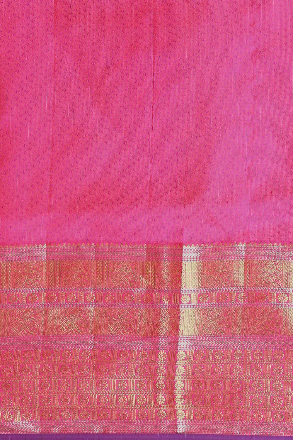 Light Yellow Pure Silk Kanjivaram inspired Saree image number null