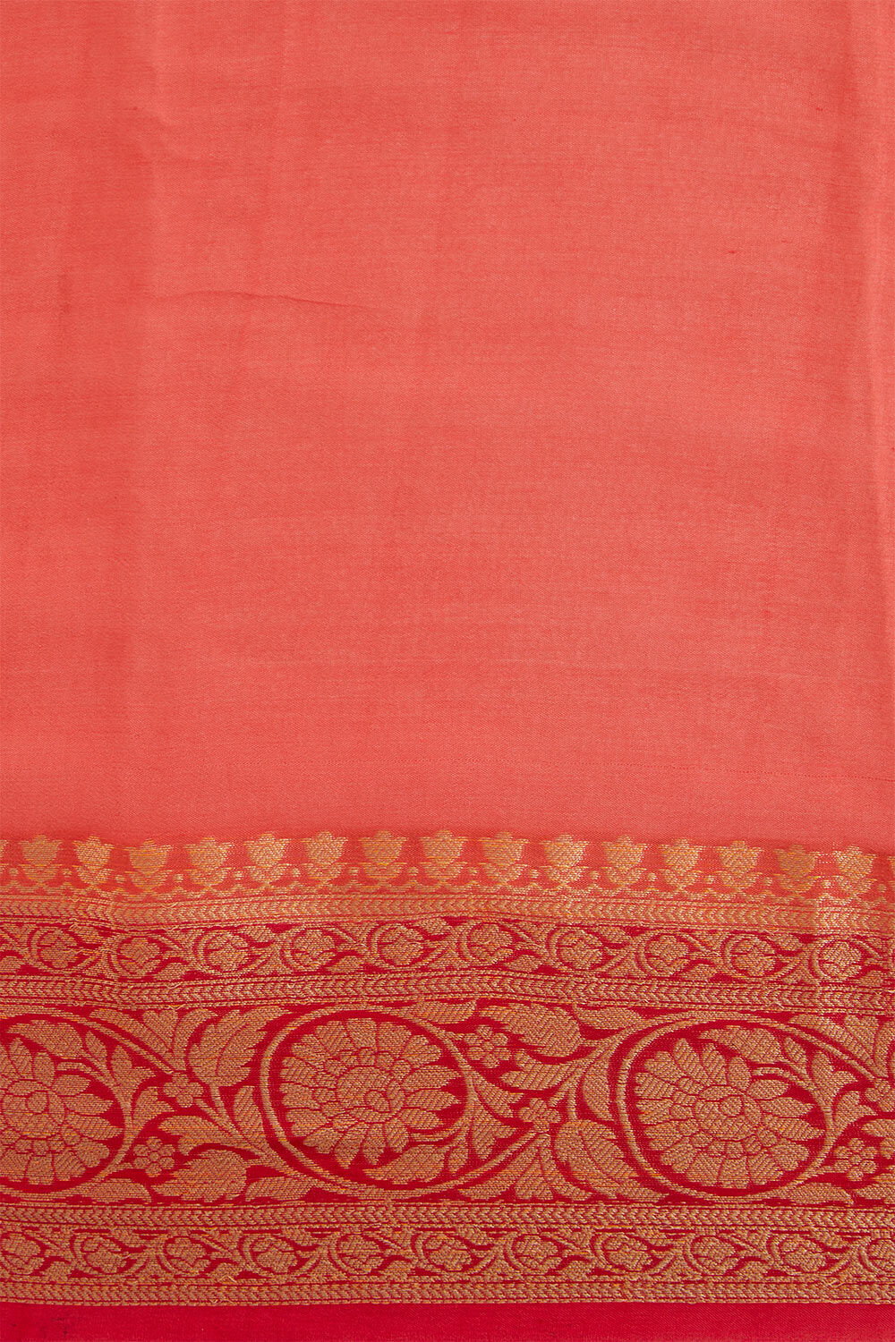 Pink Pure Georgette Banarasi Brocade Saree image number null