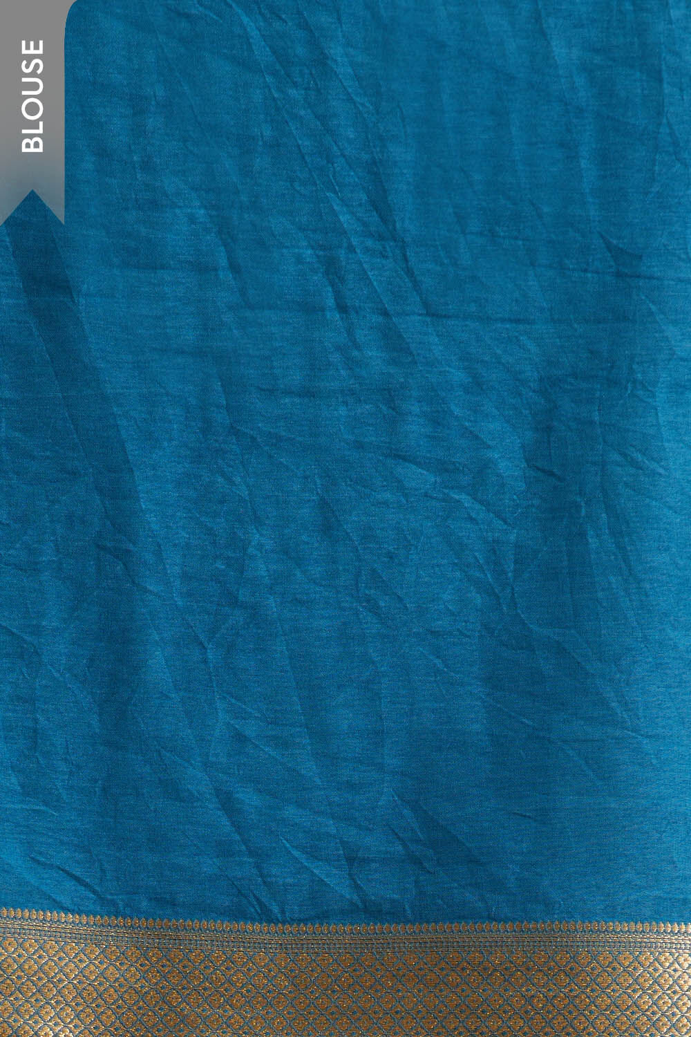 Blue Woven Viscose Luxe Saree image number null