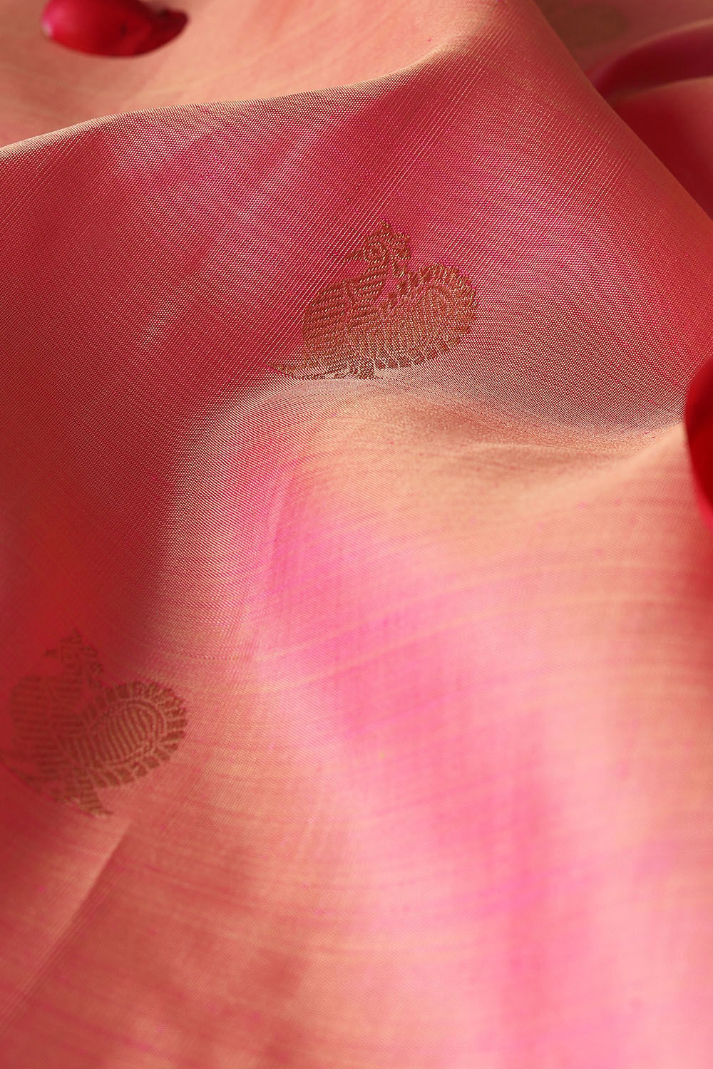 Light Pink Pure Silk Kanjivaram Saree image number null