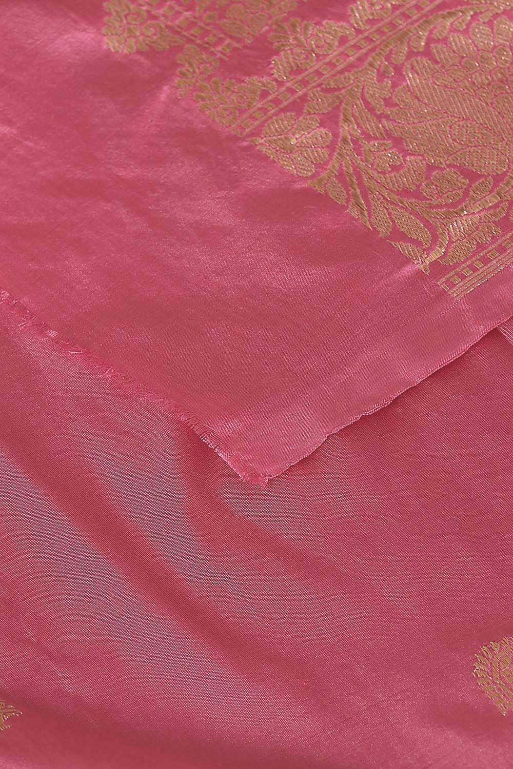 Pink Pure Silk Banarasi Saree image number null